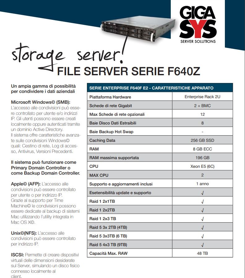 Server F640 E2